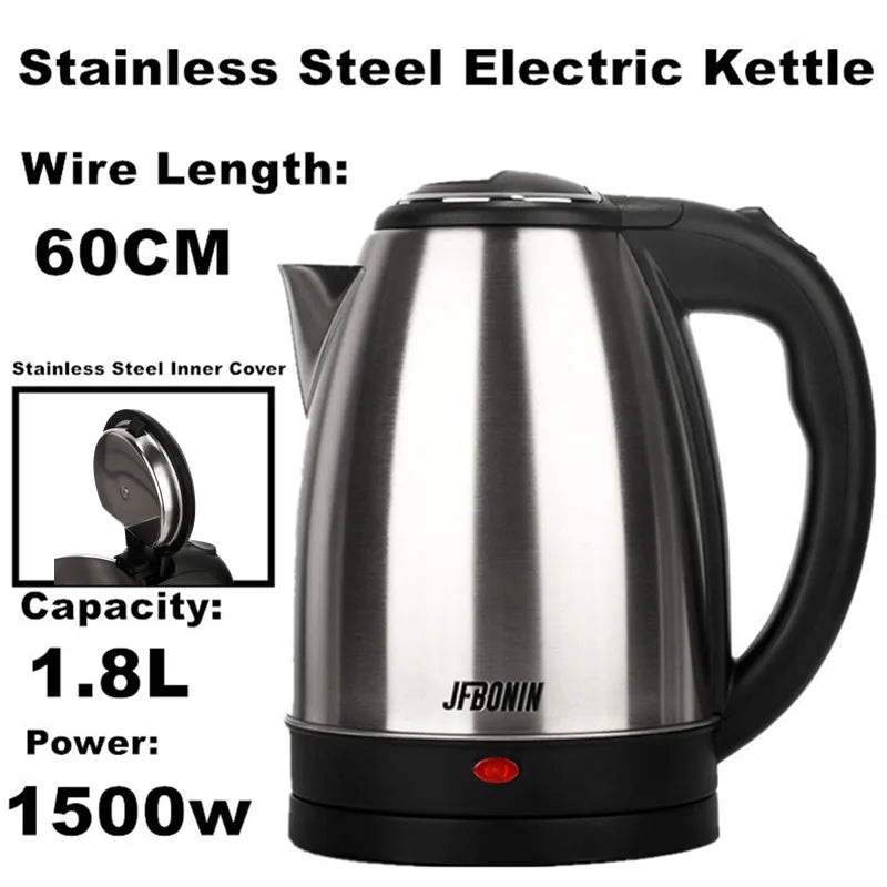 #JFBONIN Stainless Steel Electric Kettle 1.8L