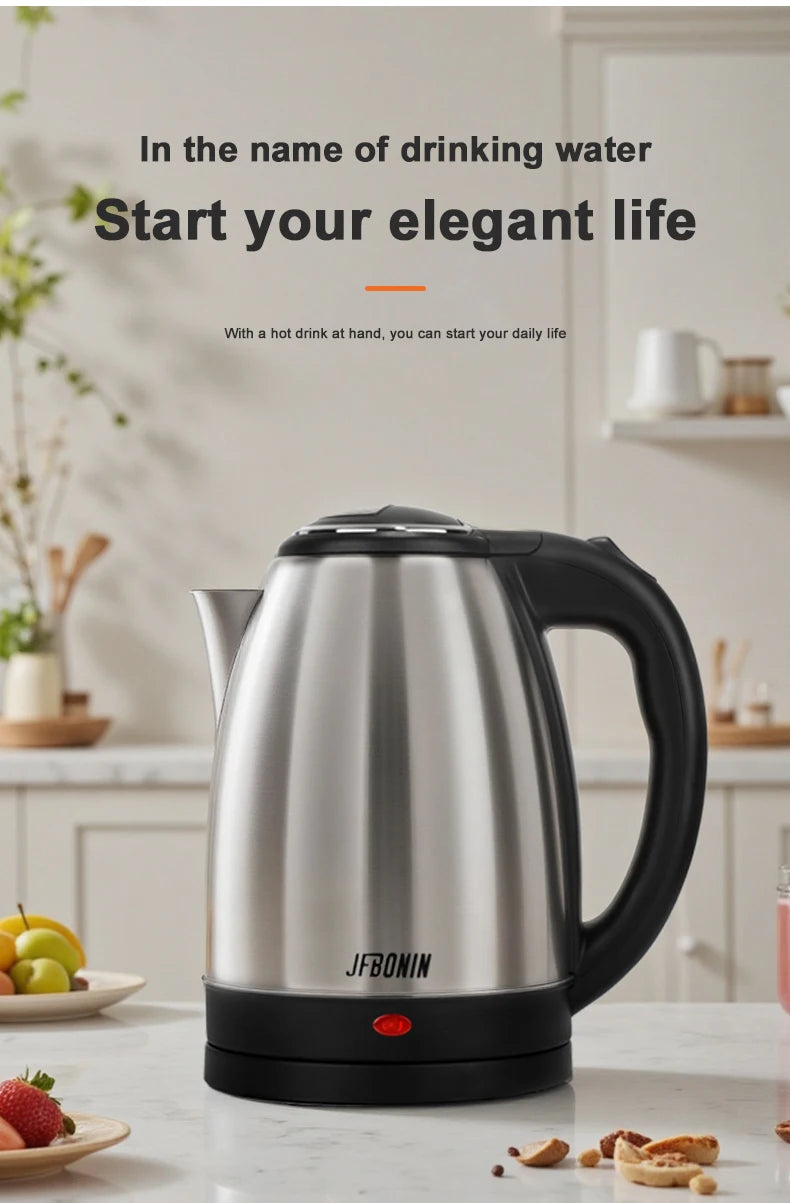 #JFBONIN Stainless Steel Electric Kettle 1.8L
