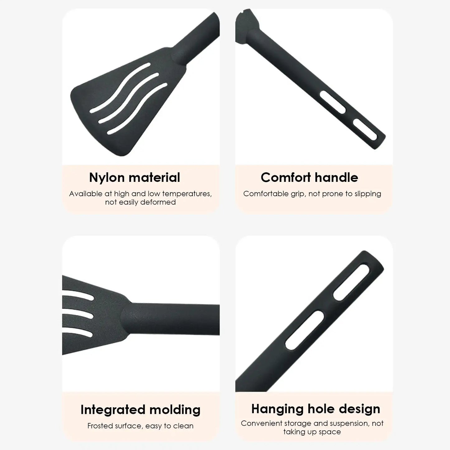 #Nylon Kitchen Utensils Set