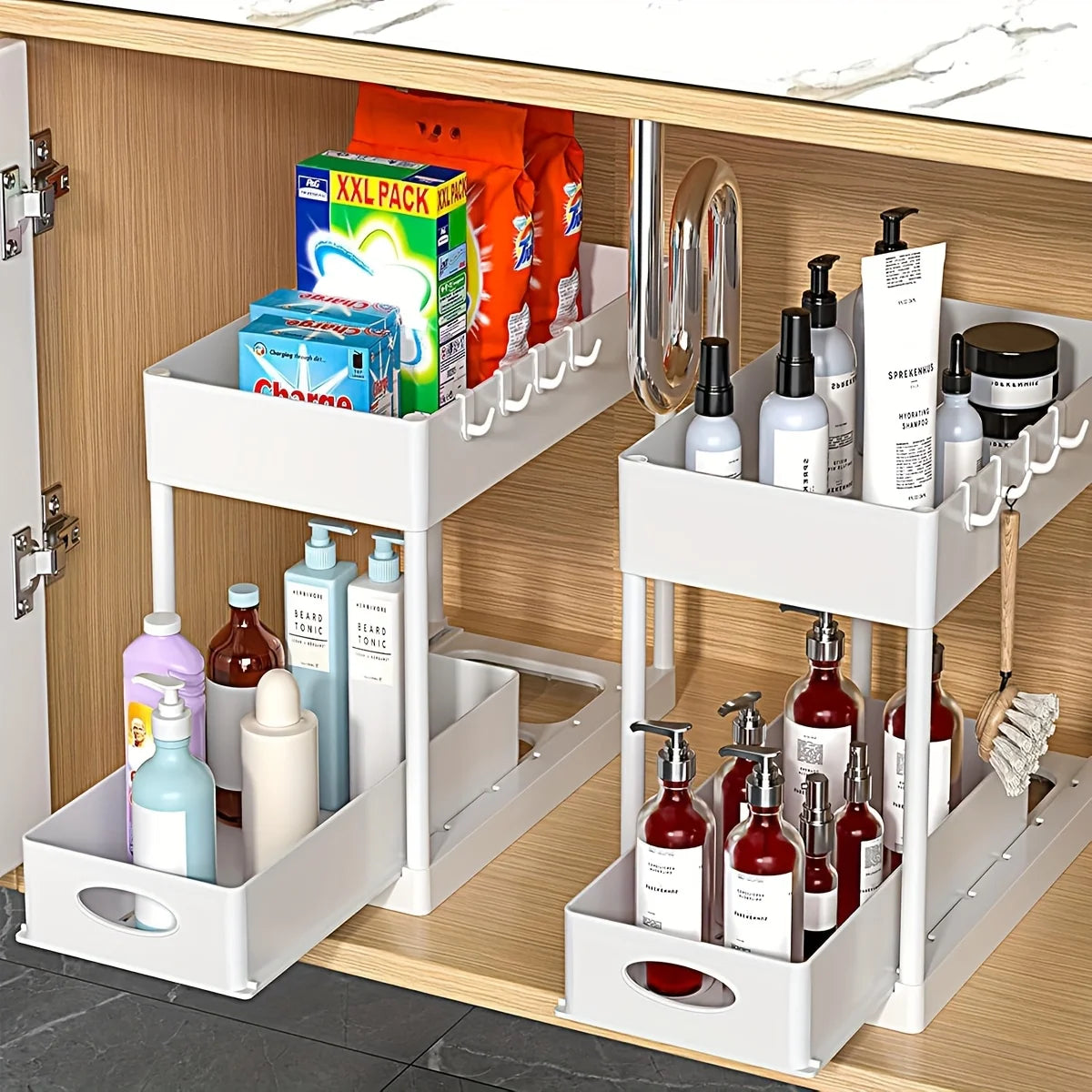 #2-Tier Sliding Under Sink Organizer