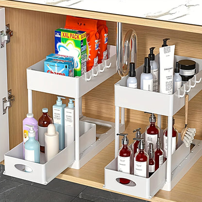 #2-Tier Sliding Under Sink Organizer