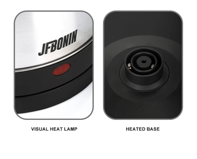 #JFBONIN Stainless Steel Electric Kettle 1.8L