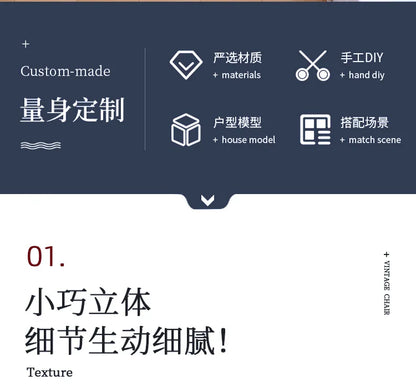 #1:12 Dollhouse Mini Kitchen Set