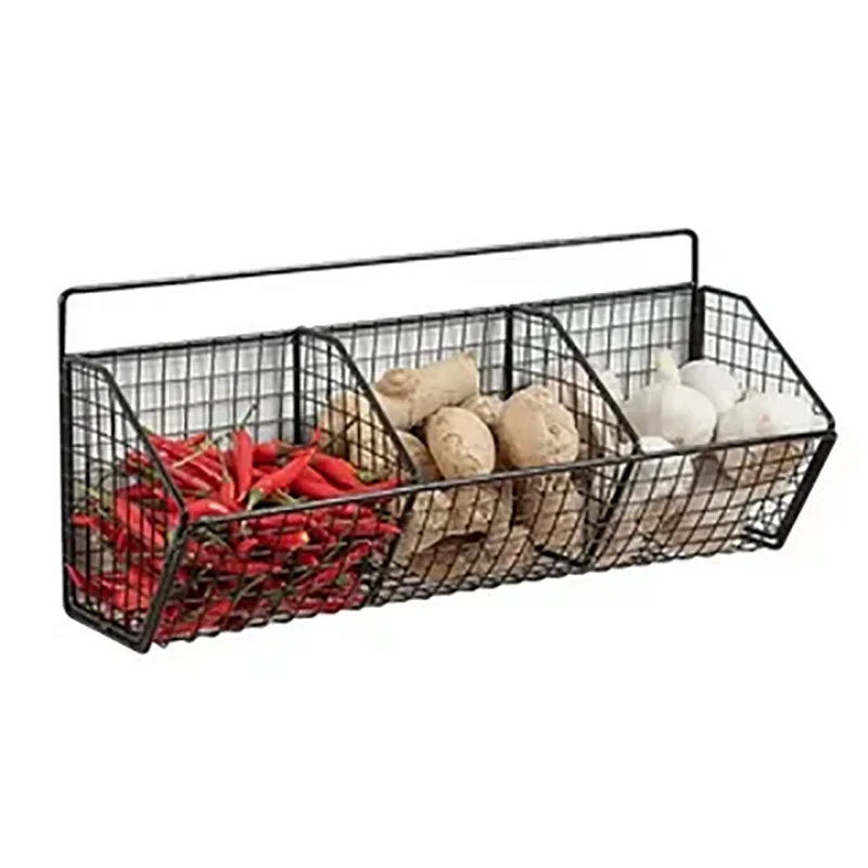 #Wall-Mounted Kitchen Storage Basket