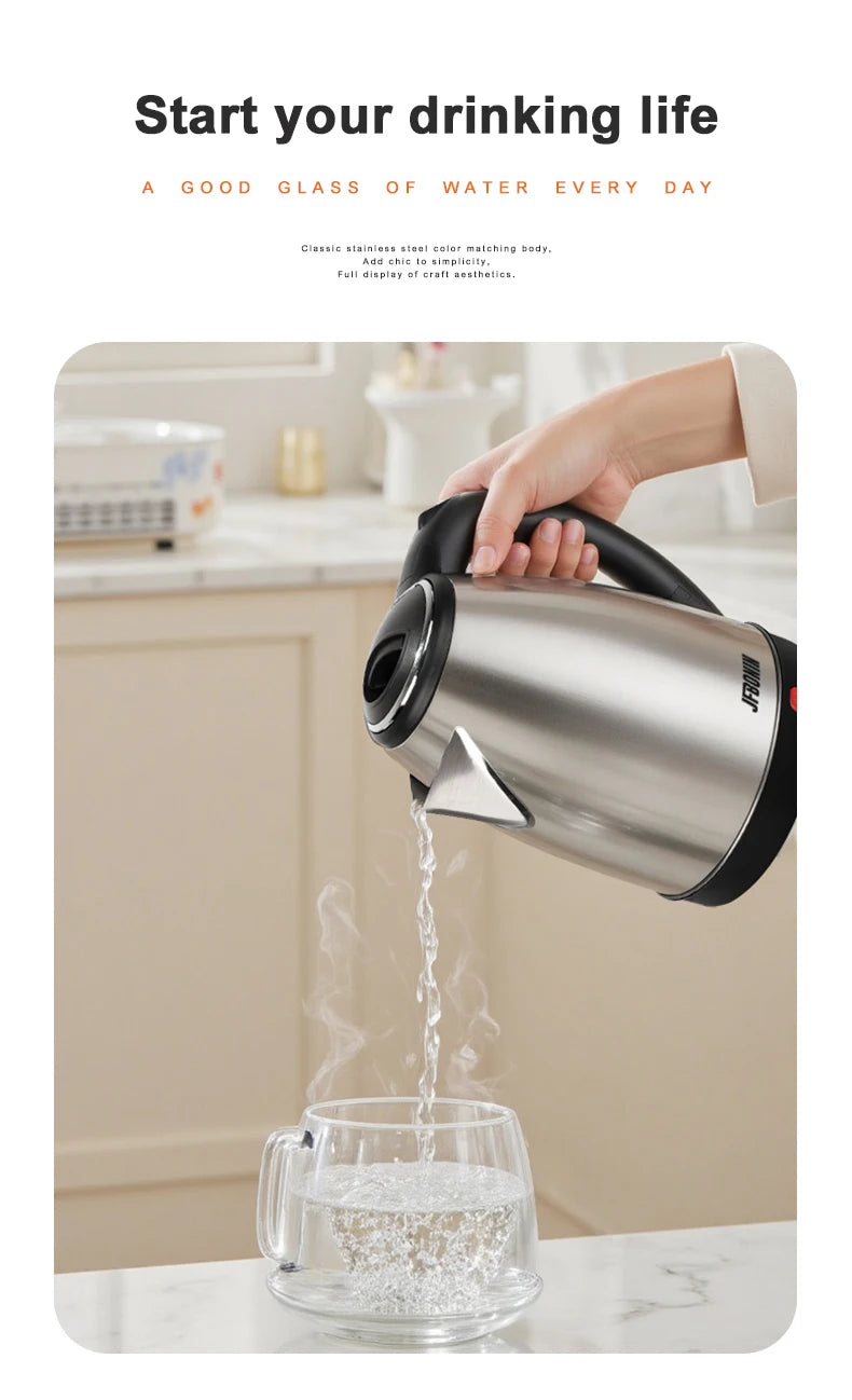 #JFBONIN Stainless Steel Electric Kettle 1.8L