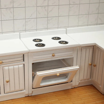 #1:12 Dollhouse Mini Kitchen Set