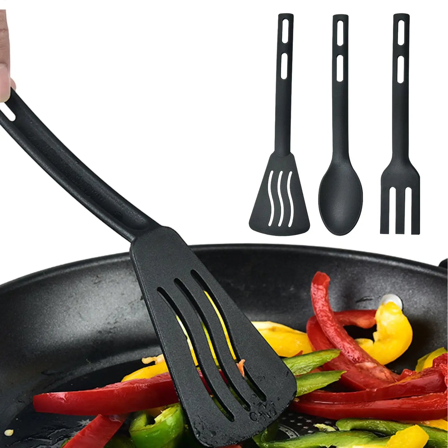 #Nylon Kitchen Utensils Set