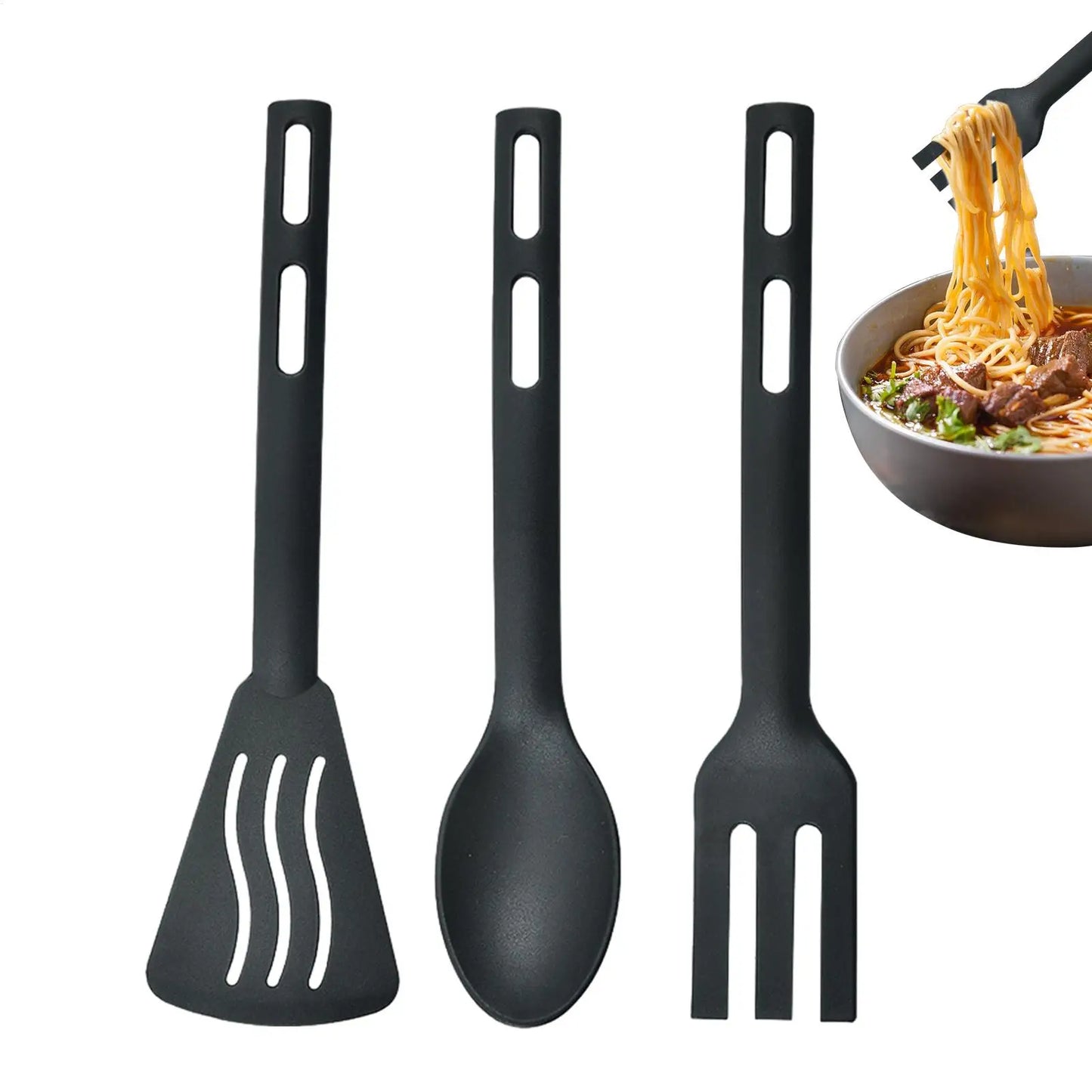 #Nylon Kitchen Utensils Set