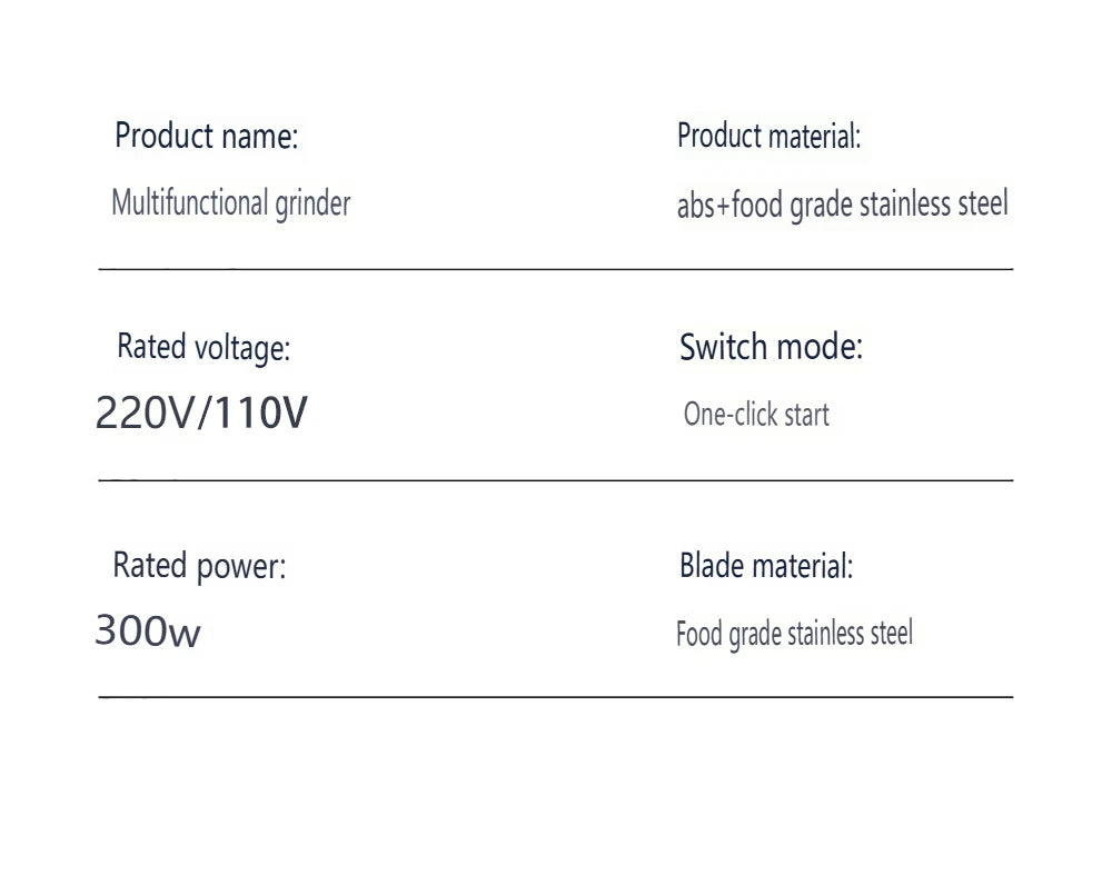 #8-Blade Electric Grain Grinder