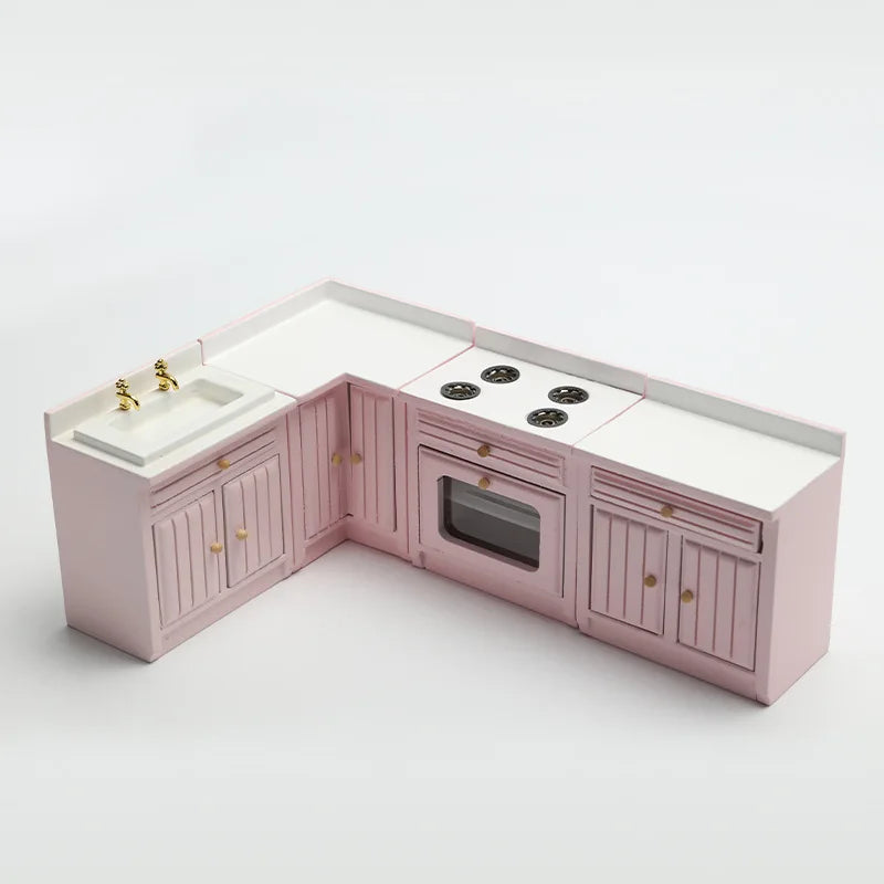 #1:12 Dollhouse Mini Kitchen Set