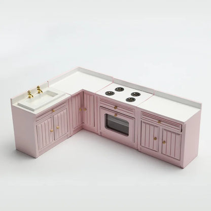 #1:12 Dollhouse Mini Kitchen Set