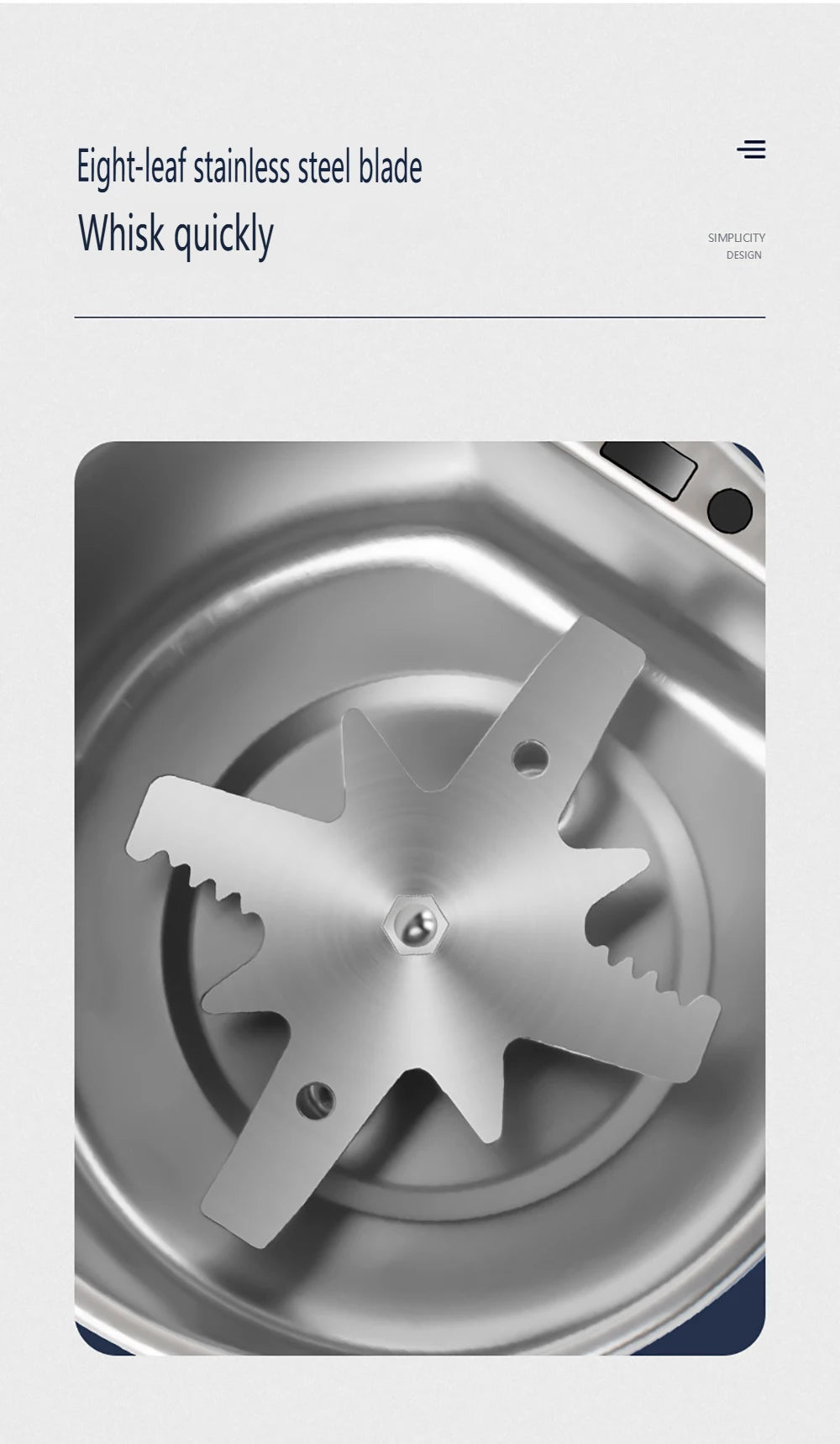 #8-Blade Electric Grain Grinder