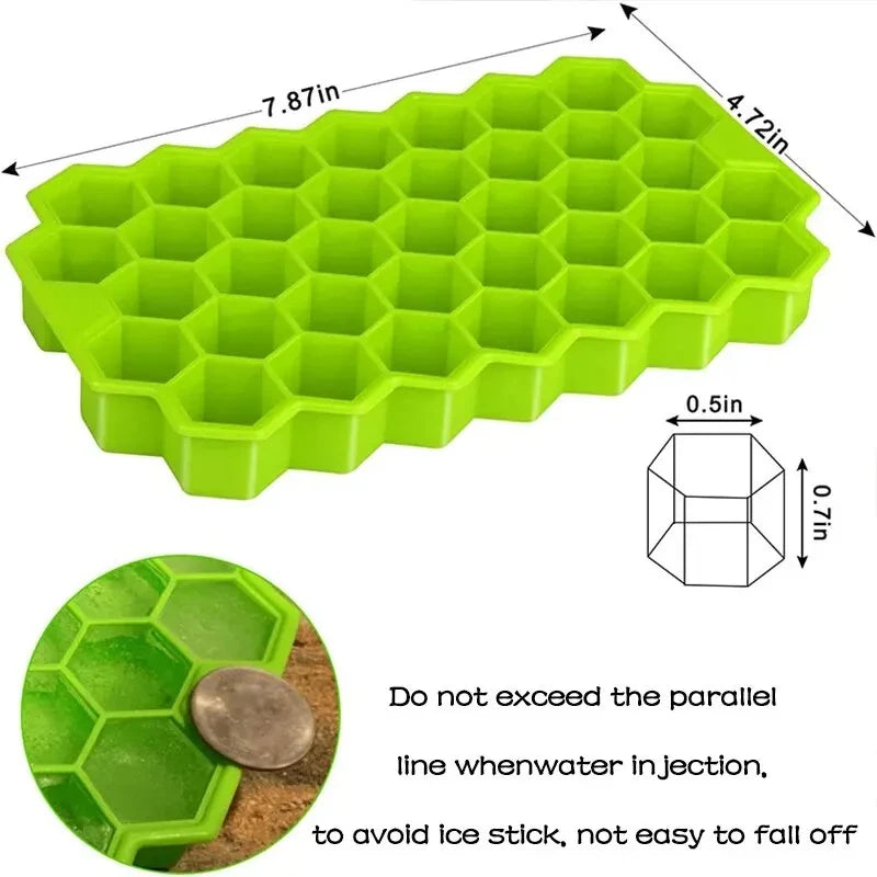 #Honeycomb 37 Lattice Ice Tray