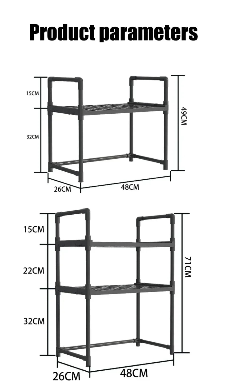 #Kitchen Elevated Seasoning Rack