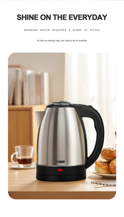 #JFBONIN Stainless Steel Electric Kettle 1.8L