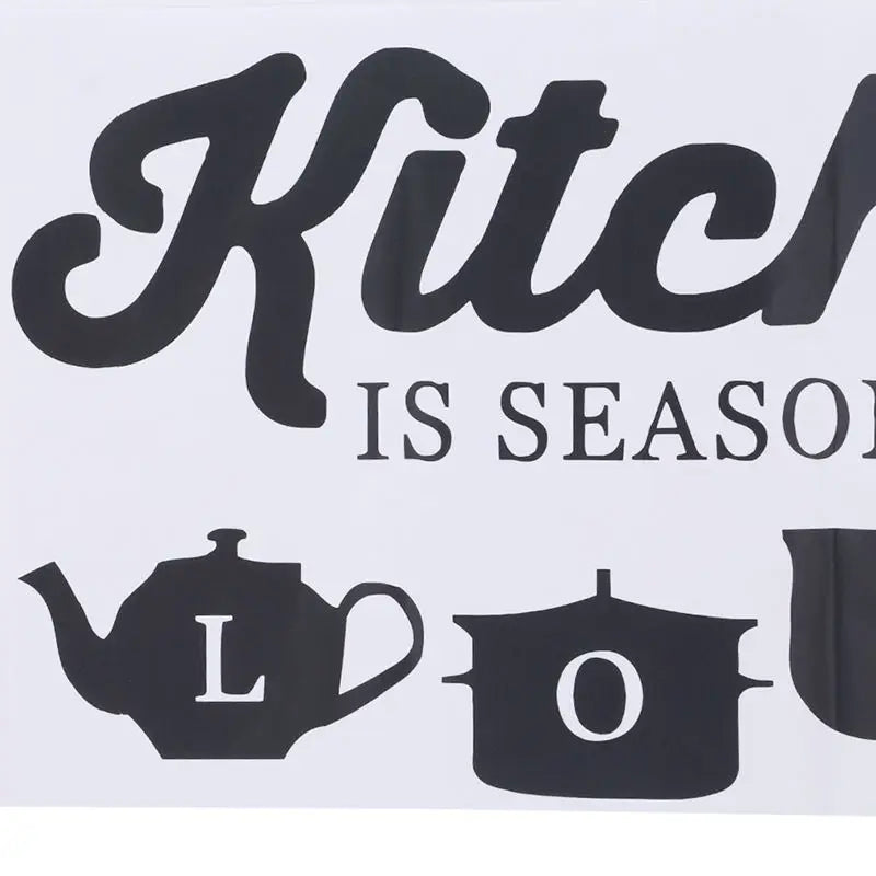 #Kitchen Wall Sticker “This Kitchen Is Seasoned With Love”
