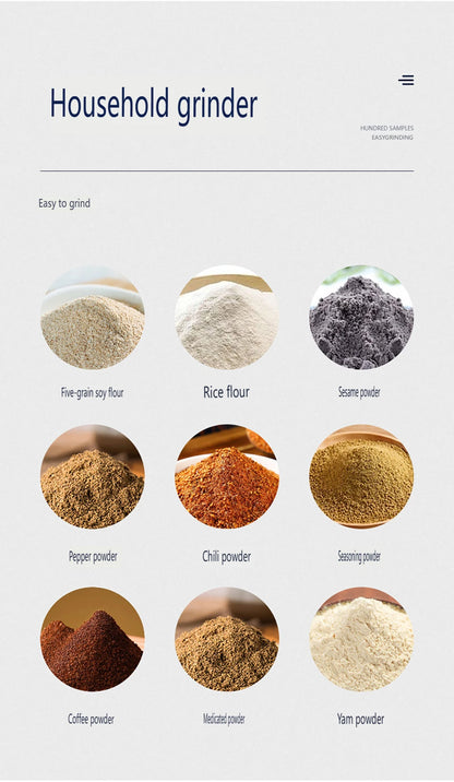 #8-Blade Electric Grain Grinder