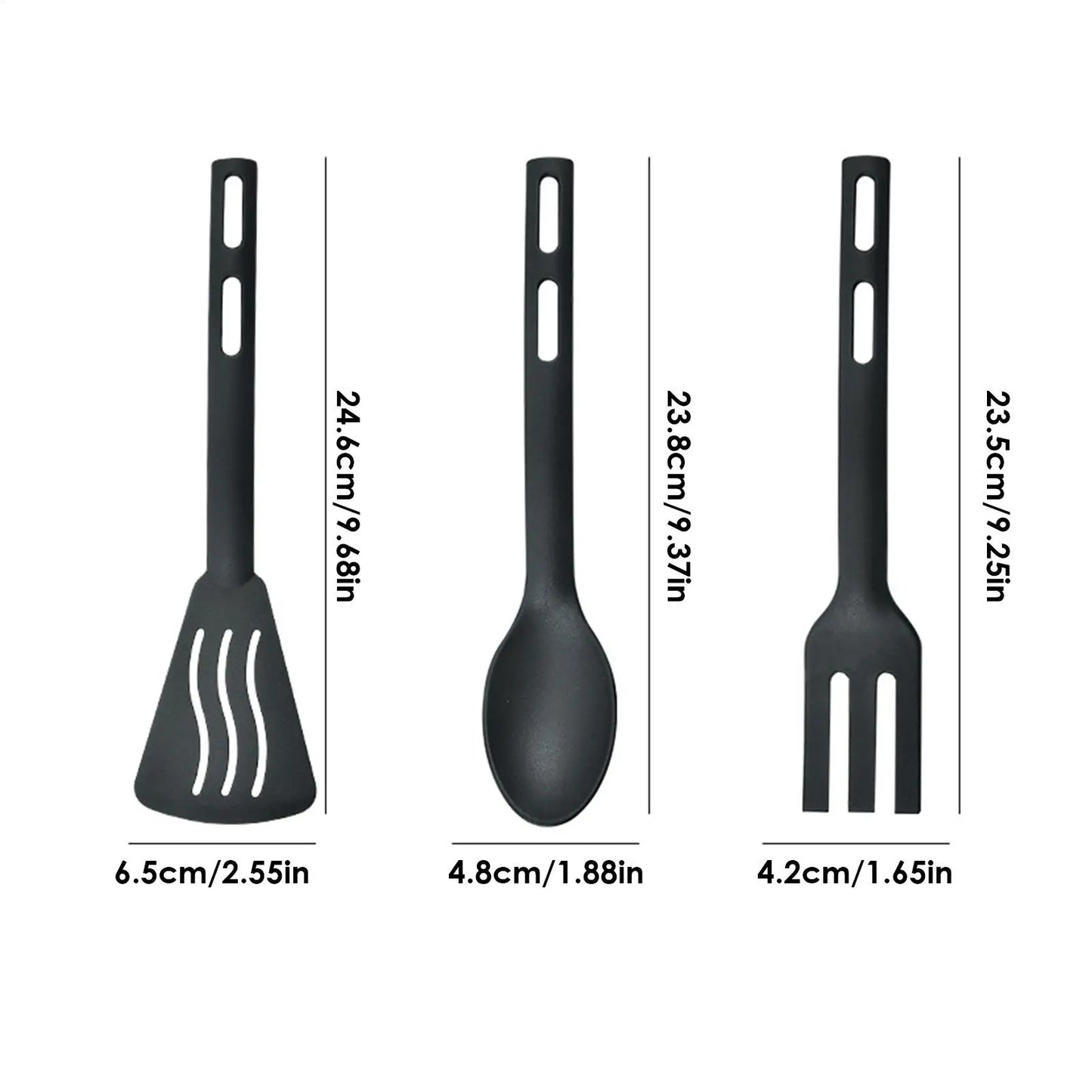 #Nylon Kitchen Utensils Set