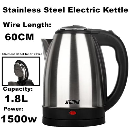 #JFBONIN Stainless Steel Electric Kettle 1.8L