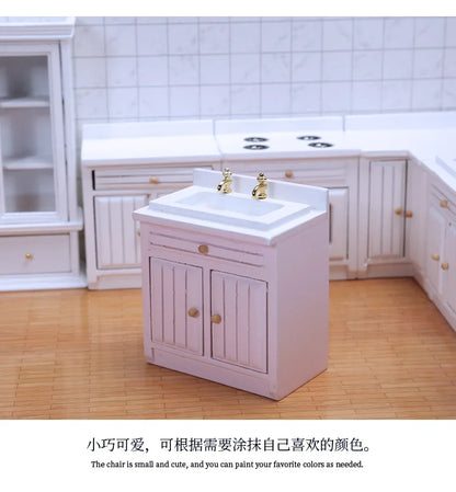 #1:12 Dollhouse Mini Kitchen Set